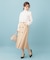 トレンチマーメイドフレアスカート【洗濯機OK/イージーアイロン】