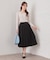 ビット付きダブルプリーツスカート【洗濯機OK／イージーアイロン】