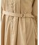 ベルト付きタックシャツワンピース【洗濯機OK・イージーアイロン】
