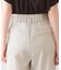 美脚見えストレッチテーパードパンツ【吸水速乾／防シワ／洗濯機OK】《XS～3L》