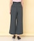 リボンベルト付カラーワイドパンツ【洗濯機OK】