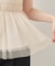 チュールペプラムトップス【洗濯機OK・接触冷感・UVケア】