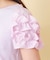 フリルドッキングスリーブTシャツ【洗濯機OK／UVケア】