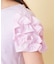 フリルドッキングスリーブTシャツ【洗濯機OK／UVケア】