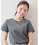 【接触冷感】エンブレムロゴ刺繍Tシャツ《UVケア/洗濯機OK》