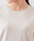 【接触冷感】エンブレムロゴ刺繍Tシャツ《UVケア/洗濯機OK》