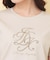 【接触冷感】ビッグロゴ刺繍ビジュー付きTシャツ《洗濯機OK／UVケア》