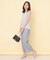 シアーフラワー刺繍ペプラムブラウス【イージーアイロン／洗濯機OK】