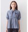 【防シワ】2wayボウタイペプラム5分袖ブラウス《洗濯機OK／イージーアイロン》