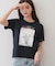 【UV】フラワープリントTシャツ≪洗濯機OK／接触冷感≫
