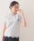 【接触冷感／UVケア】裾レースロゴTシャツ《洗濯機OK》