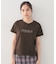 【接触冷感／UVケア】裾レースロゴTシャツ《洗濯機OK》