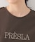【接触冷感／UVケア】裾レースロゴTシャツ《洗濯機OK》