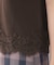 【接触冷感／UVケア】裾レースロゴTシャツ《洗濯機OK》