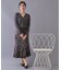 レースレイヤードデザインニット【洗濯機OK】