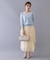 レースレイヤードデザインニット【洗濯機OK】