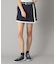 【新レーベル ADABAT NAVY】接触冷感 クールストレッチラップキュロット