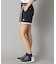 【新レーベル ADABAT NAVY】接触冷感 クールストレッチラップキュロット