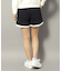 【新レーベル ADABAT NAVY】接触冷感 クールストレッチラップキュロット