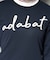 【新レーベル ADABAT NAVY】アダバットサインロゴニット