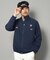 【新レーベル ADABAT NAVY】撥水加工 ストレッチジップアップブルゾン