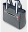 【新レーベル ADABAT NAVY】トリコロール カートバッグ