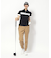 【新レーベル ADABAT NAVY】撥水加工 ストレッチスリムジョガー