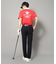 【新レーベル ADABAT NAVY】ドライタッチストレッチパンツ