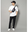 【新レーベル ADABAT NAVY】UVカット/吸水速乾 ポケット付モックネックT