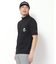 【新レーベル ADABAT NAVY】UVカット/吸水速乾 ポケット付モックネックT