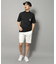 【新レーベル ADABAT NAVY】UVカット/吸水速乾 ポケット付モックネックT