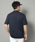 【新レーベル ADABAT NAVY】UVカット/吸水速乾 ポケット付モックネックT