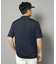 【新レーベル ADABAT NAVY】UVカット/吸水速乾 ポケット付モックネックT