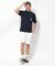 【新レーベル ADABAT NAVY】UVカット/吸水速乾 ポケット付モックネックT