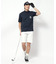 【新レーベル ADABAT NAVY】UVカット/吸水速乾 ポケット付モックネックT