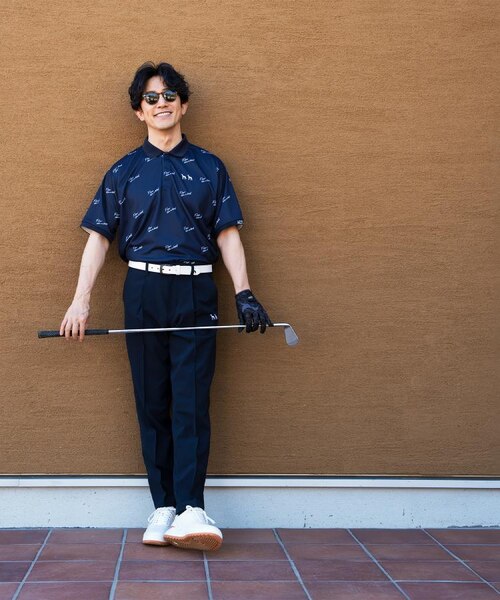 アダバット（adabat）/UVカット吸水速乾 櫻井貴史 adabatコラボバーディーポロシャツ UVカット/吸水速乾 櫻井貴史 adabatNAVYコラボバーディーポロシャツ