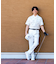 UVカット/接触冷感 櫻井貴史 adabatコラボクールテーパードパンツ