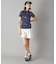 【新レーベル ADABAT NAVY】UVカット／吸水速乾 モナコリンクスプリントポロシャツ