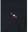 【新レーベル ADABAT NAVY】吸水速乾 サッカーストライプ長袖ポロシャツ
