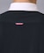 【新レーベル ADABAT NAVY】吸水速乾 サッカーストライプ長袖ポロシャツ