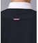 【新レーベル ADABAT NAVY】吸水速乾 サッカーストライプ長袖ポロシャツ
