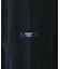 【新レーベル ADABAT NAVY】吸水速乾 サッカーストライプ長袖ポロシャツ