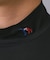 【新レーベル ADABAT NAVY】吸水速乾 マルチインナーモックネックT