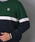 【新レーベル ADABAT NAVY】トリコロールクルーニット