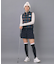 【ADABAT NAVY】【撥水】タータンチェック中綿ベスト