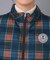 【ADABAT NAVY】【撥水】タータンチェック中綿ベスト