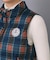 【ADABAT NAVY】【撥水】タータンチェック中綿ベスト