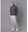 【新レーベル ADABAT NAVY】撥水 タータンチェックブルゾン