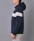 【新レーベル ADABAT NAVY】ブロッキングラインロゴフーディー