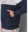 【新レーベル ADABAT NAVY】ブロッキングラインロゴフーディー